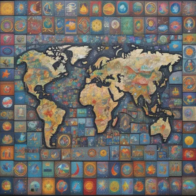 Jigsaw puzzle showcasing different pieces representing countries and their unique digital currency regulations