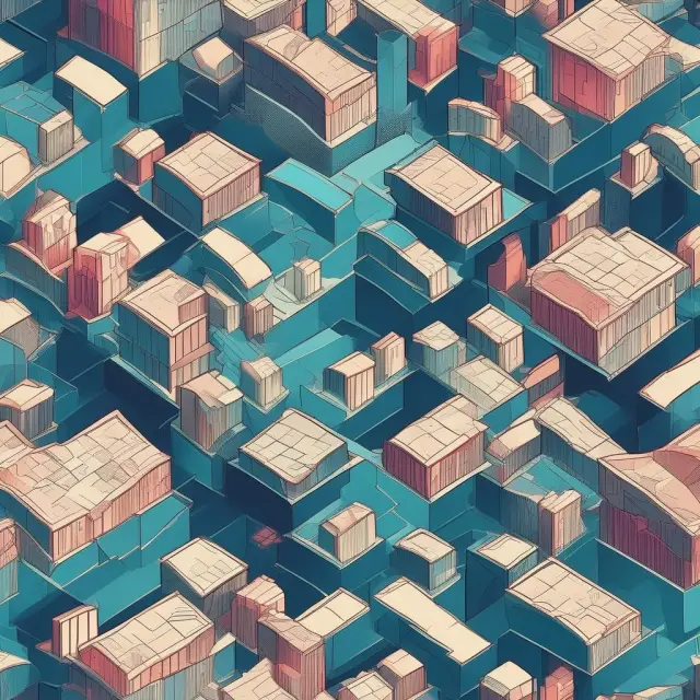 A digital fortress with shielded data flowing through it, symbolizing the security measures protecting user information in digital wallets
