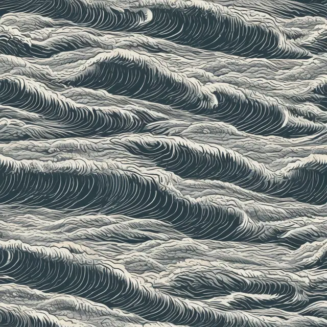 Tide flowing in symbolizes new investors, while tide going out depicts existing shareholders - illustrating stock dilution. Keywords: stock dilution, investor, shareholder, ownership.
