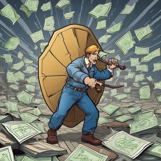 A shield with investors shielded from dilutive share issuances