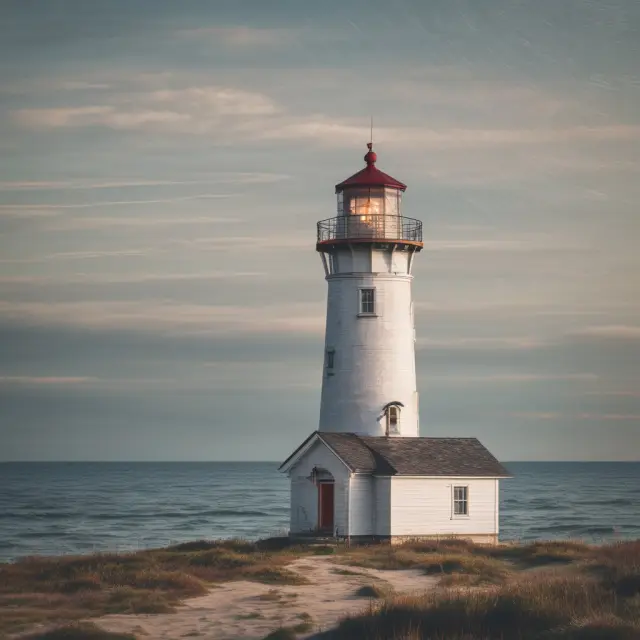 Guiding targeted marketing messages, represented by a lighthouse among a vast sea of data