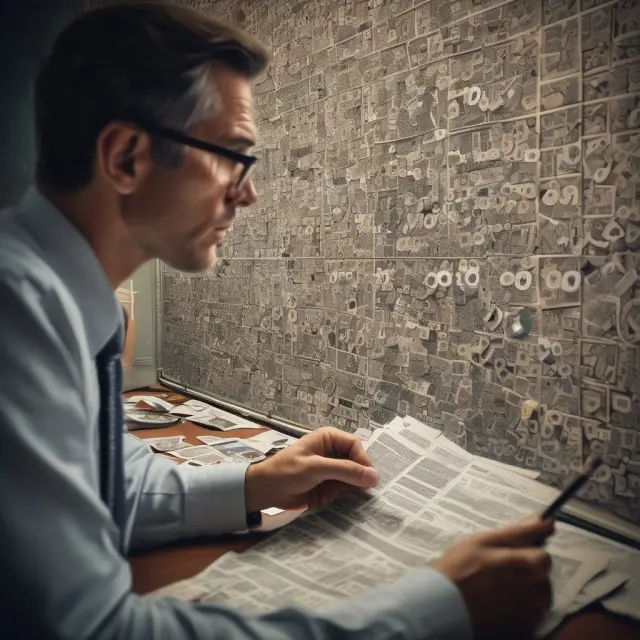 Institutional investor analyzes intricate cash flow statement, enhancing transparency and understanding of a company