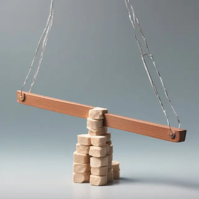 Scale illustrating effective control over direct costs for improved financial performance
