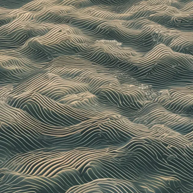 Electronic waves merging into a digital river to represent the process of setting up and initiating direct deposit electronically