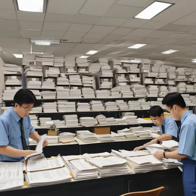 Regulators meticulously reviewing DPO papers to ensure compliance with Blue Sky Laws