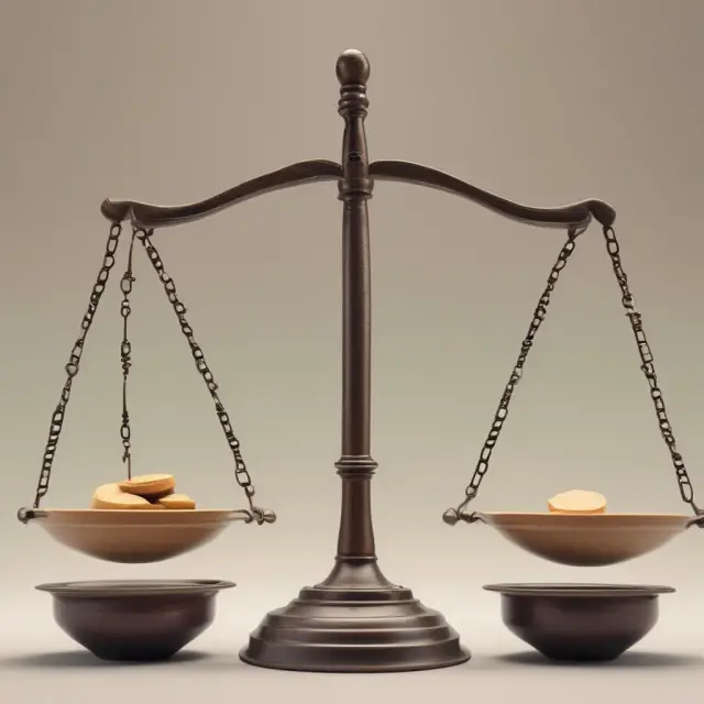 Scales illustrating SS Disability vs. private insurance, comparing eligibility, costs, and benefits