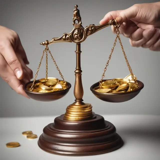 Coins representing funds flowing from one hand to another, illustrating the process of disbursements