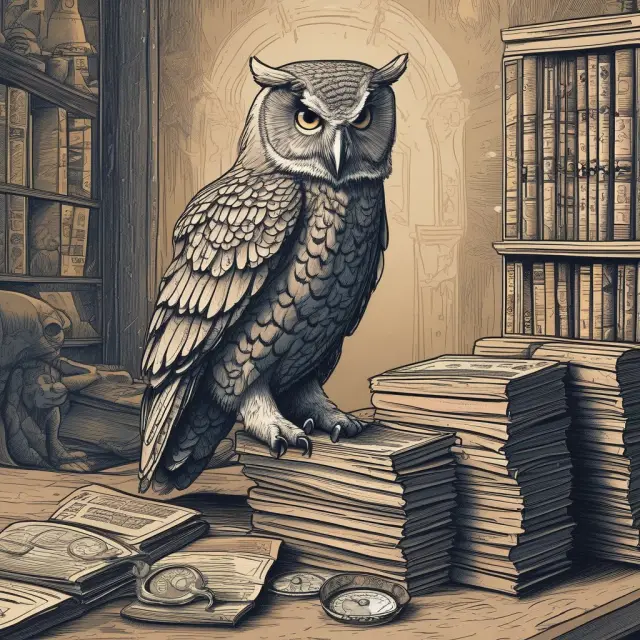 An image of transparent scales symbolizing financial transparency, with the SEC owl watching over