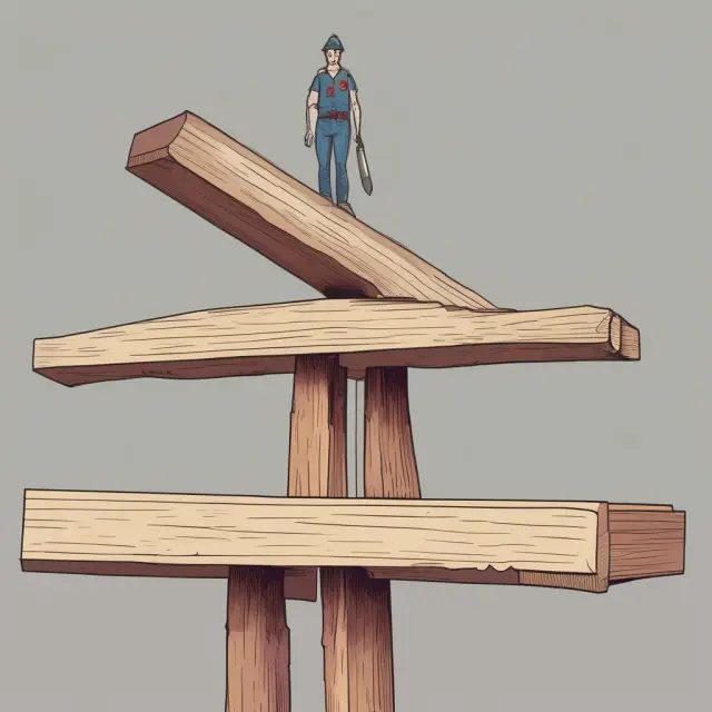 A balanced scale with a discount bond on one side and a face value bond on the other, symbolizing their inverse relationship in yield versus price.