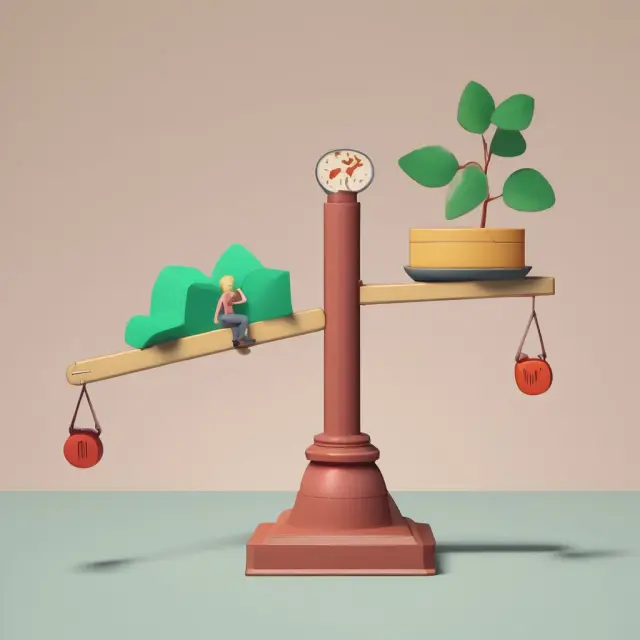Floating bond on a seesaw with a reference rate pivot, illustrating discount margin concept