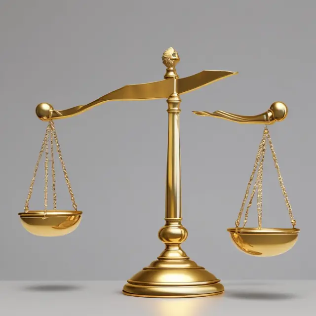 A gold gavel-wielding Federal Reserve figure offering liquidity to banks, with scales showing benefits and consequences