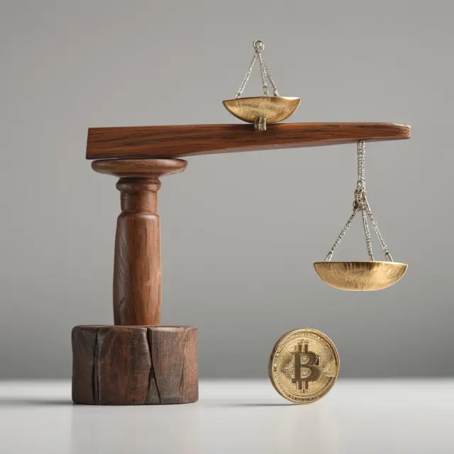 Coins symbolizing discrete probability distribution outcomes balancing on a beam. Illustrates understanding of statistical analysis and visualization via histograms.