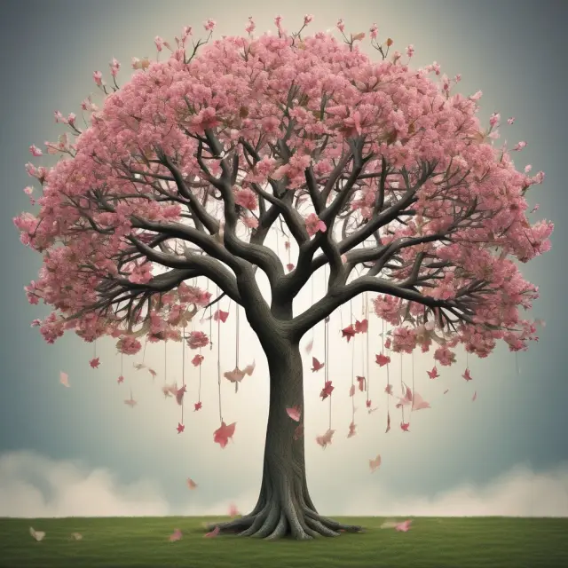 Visualizing binomial trees representing successful and failed trials in finance using discrete distributions.
