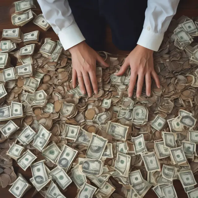 Professional investors meticulously selecting valuable investment strategies from a diverse array of options