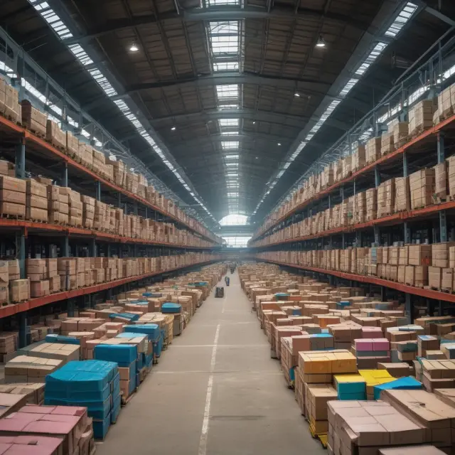 Factory growing from small to large, representing economies and diseconomies of scale
