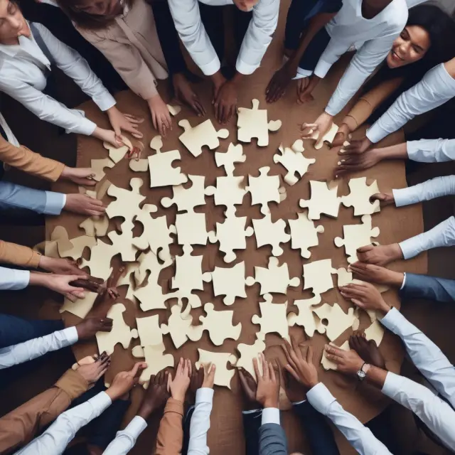 Underemployed workers as puzzle pieces reveal hidden opportunities for institutional investors in labor markets