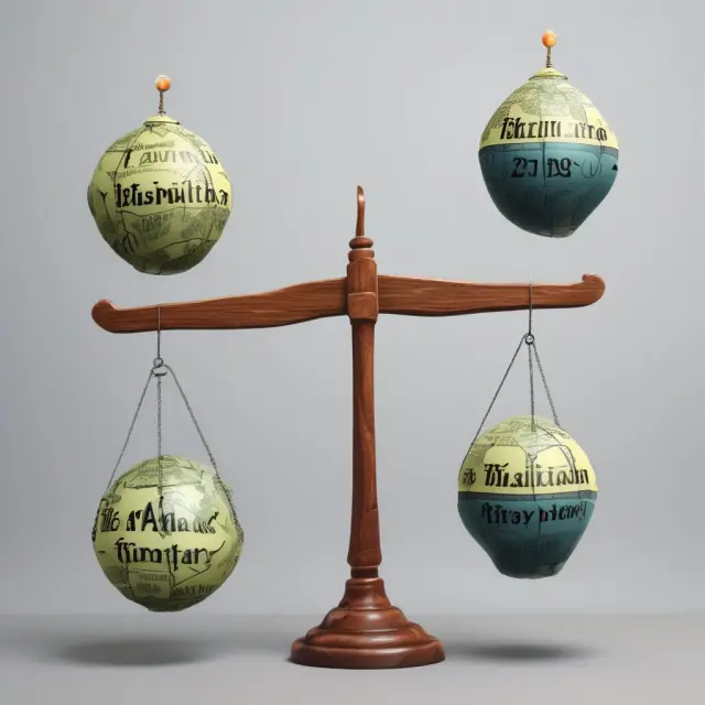 An image depicting an ascending price index with a slowing rate of increase, illustrating disinflation