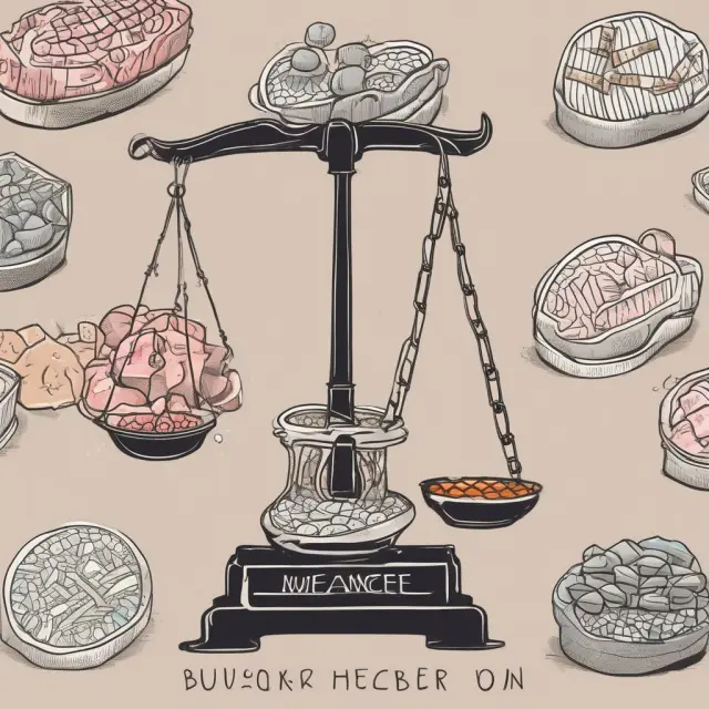 An illustration of a balance scale with two pans representing marginal propensity to consume and save. Disposable income flows between them, impacting the weight of each pan.