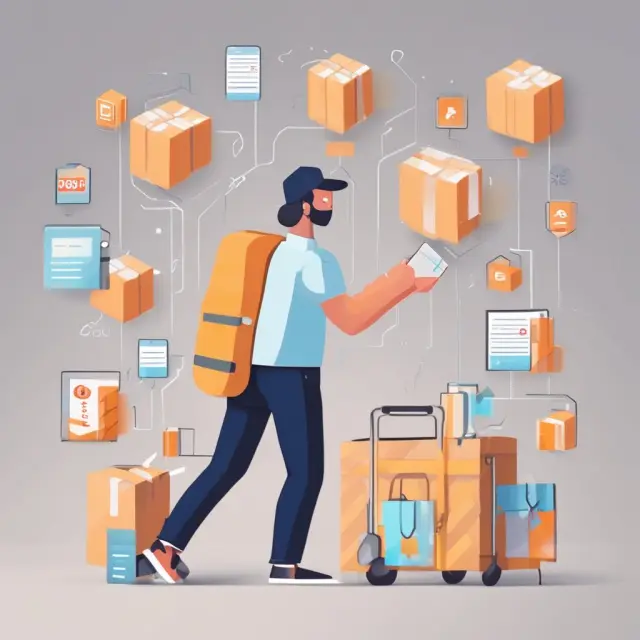 Direct distribution channel: A producer using digital waves to sell directly to consumers