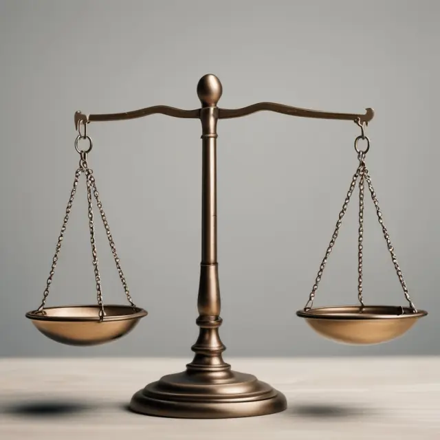 A scale balances capital gains distributions against regular income distributions to ensure an accurate assessment of investment performance