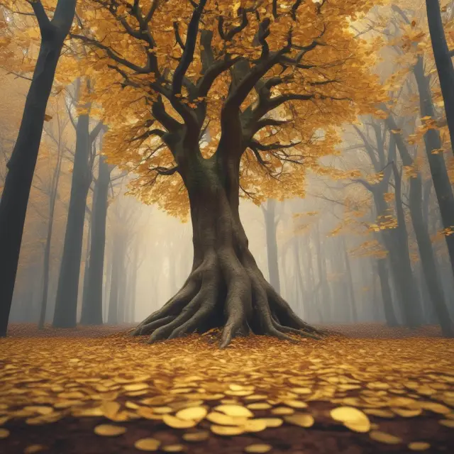 Golden tree with dividend leaves among stock forest, representing ongoing dividend debate and its importance