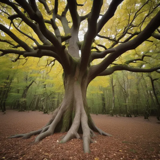 Image of a dividend tree shedding its leaves and growing them back stronger, representing Kinder Morgan