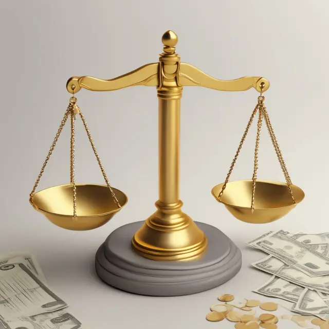 A golden scale balanced between debt and earnings represents the impact of a dividend recapitalization on a company
