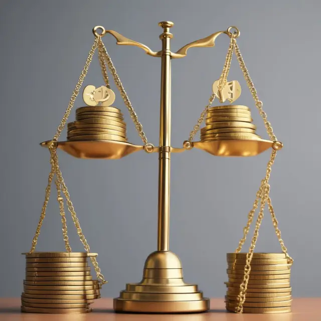 Golden scale balancing corporation taxes and DRD, representing effective triple taxation mitigation for corporations