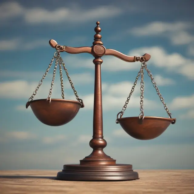 Two scales balanced on a fulcrum, with dividend yield symbolizing lower growth and company growth representing potential earnings