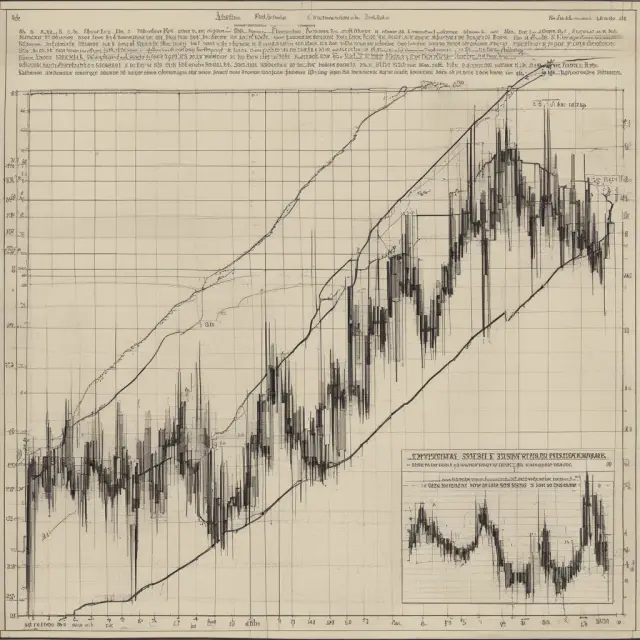 Visualizing the differences between Donchian Channels and Bollinger Bands, with Donchian Channels illustrating extreme price levels and Bollinger Bands showcasing volatility.