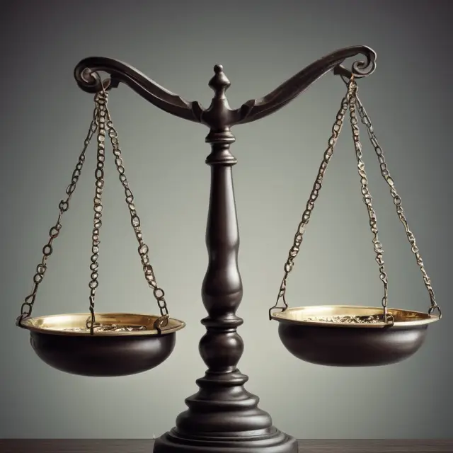Two balanced scales illustrating the debate between shareholders and corporations regarding dividend taxation