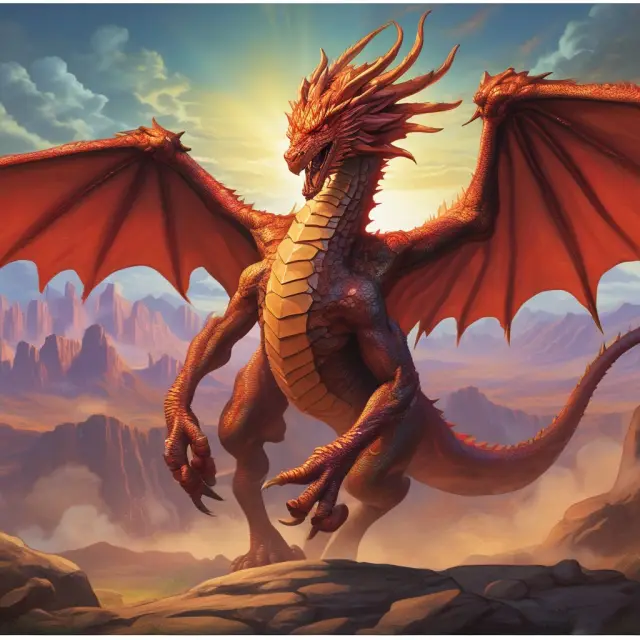 A phoenix representing VCs breathing new life into a down round dragon, symbolizing company resilience and growth