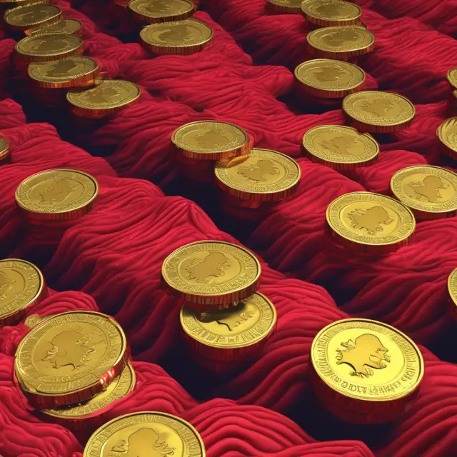 Gold coins sinking in a sea of red waves, representing finite vs. infinite downside risks.