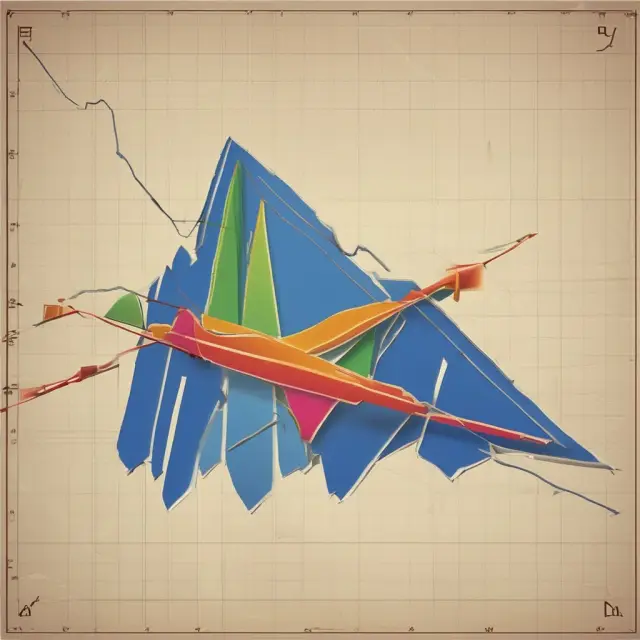 Two interconnected triangles illustrating the Dow Jones Industrial Average (DJIA) and Dow Jones Transportation Average (DJTA), with arrows confirming primary trend shifts.