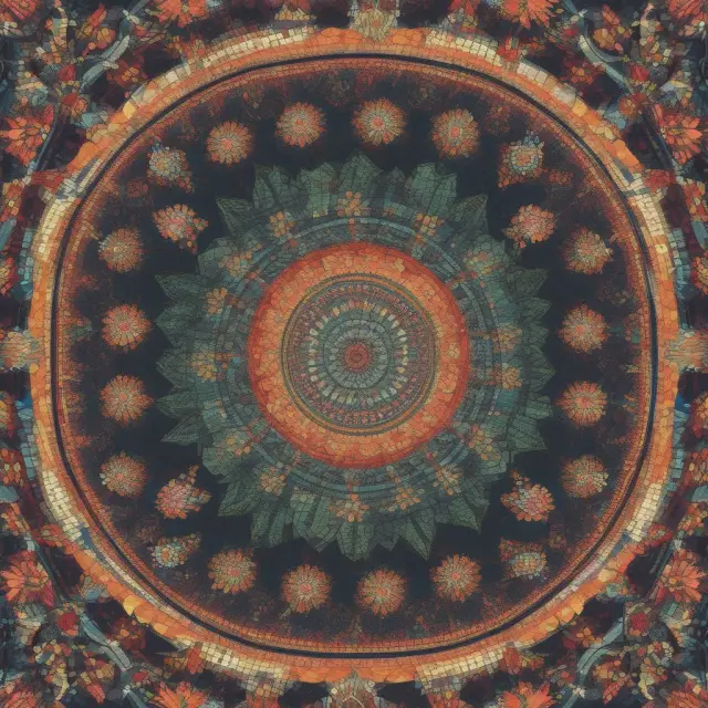 A colorful kaleidoscope depicting industries as different shapes, with each shape representing an industry and its specific DPO value.