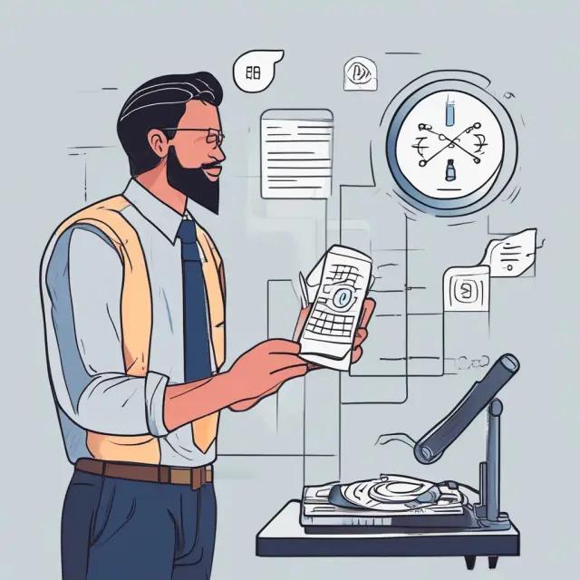 A person pouring accounts payable balances through a sieve, forming days payable outstanding and contributing to the cash conversion cycle