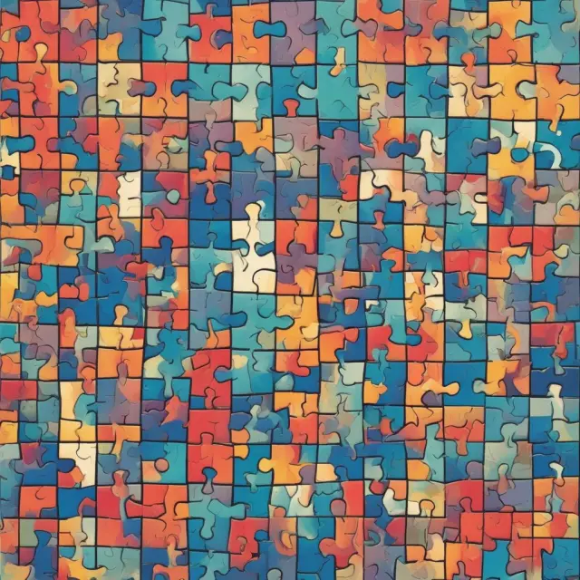 An image depicting a ladder made from jigsaw puzzle pieces, symbolizing FAQs about Direct Participation Programs