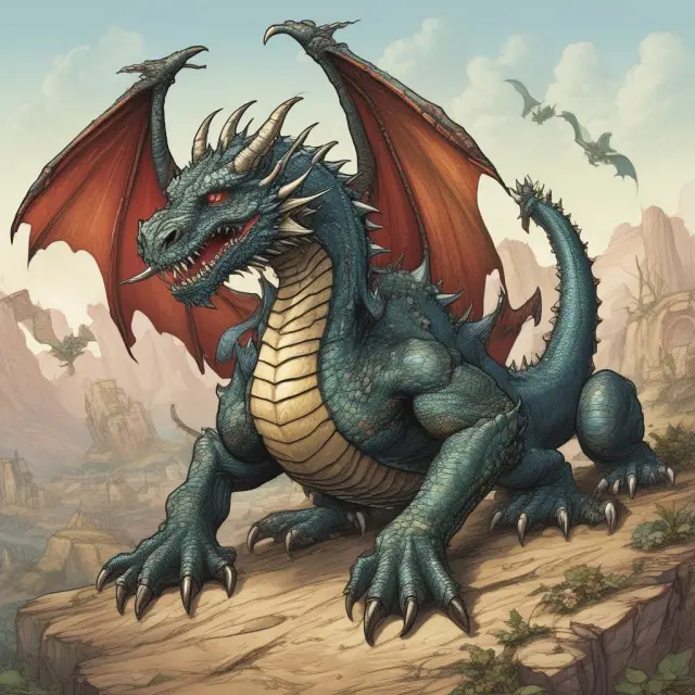 Majestic dragons forcing smaller dragons to join their hoard symbolizes majority shareholders