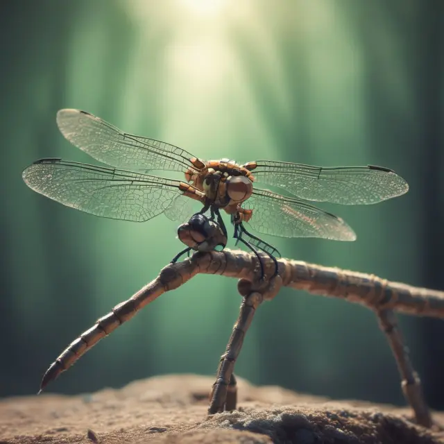 Dragonfly on a balance, symbolizing the impact of buyer-seller dynamics on the market with a dragonfly doji