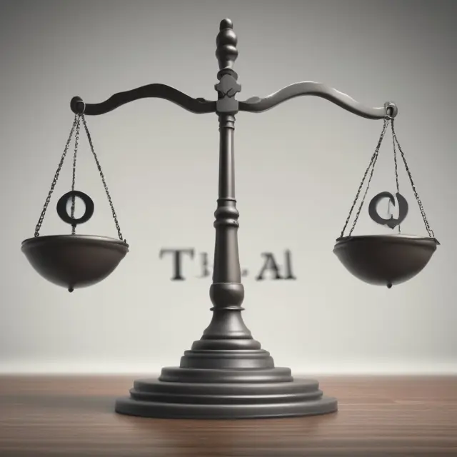Image of a balance scale with 