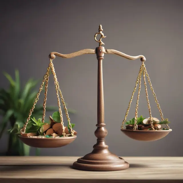 Scale representing lender