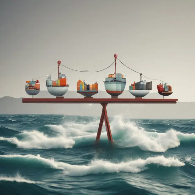 A metaphorical depiction of business cycles affecting industries and their Debt-Service Coverage Ratios.