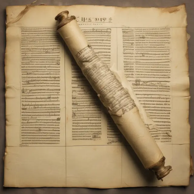 A scroll opening, revealing a DUNS number among other contract documents for government procurement