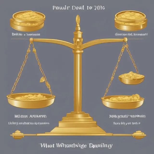 A balance with DuPont analysis symbols, depicting strengths & limitations
