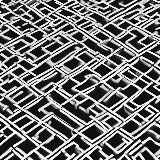 A winding maze made of intertwined lines representing modified duration and convexity, emphasizing their influence on bond price fluctuations