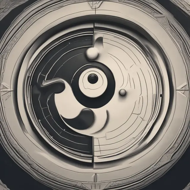 Visualizing the balance between long-term growth (Yin) and short-term protection (Yang) in bond investment strategies