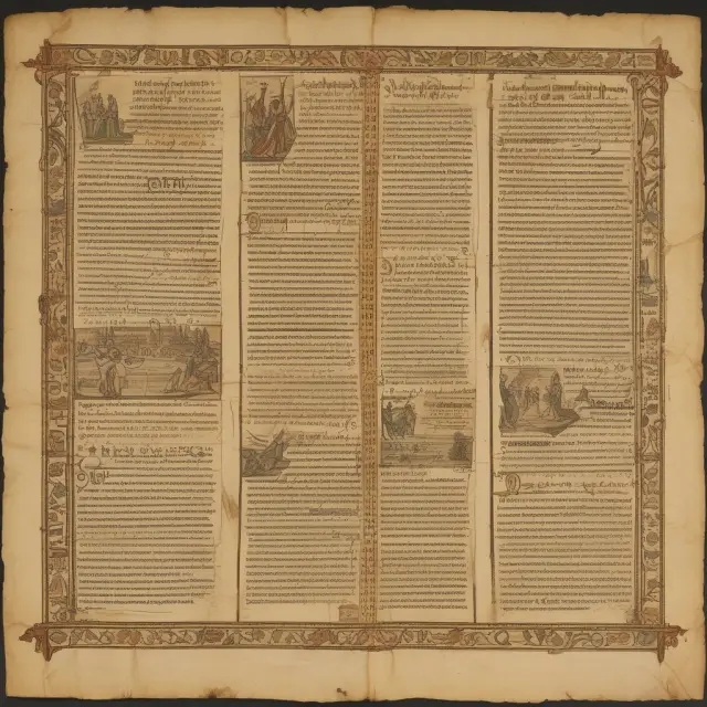 A scroll representing state laws, intertwining threads symbolizing trust validity and recognition