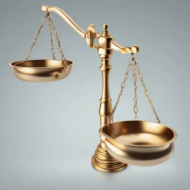 Golden scales tipping towards Equivalent Annual Cost (EAC), symbolizing its pivotal role in making informed investment decisions