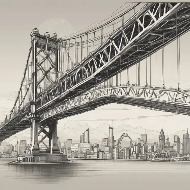 An image of a sturdy wooden bridge connecting two lands, symbolizing the MSCI EAFE Index