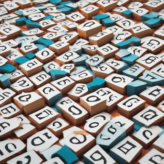 A mosaic of tax forms and question tiles with question mark symbols, reflecting common questions about the Earned Income Tax Credit